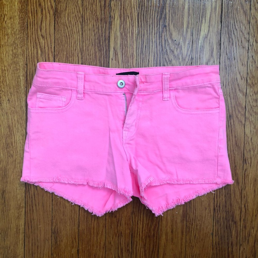Nameless Hot Pink Denim Shorts